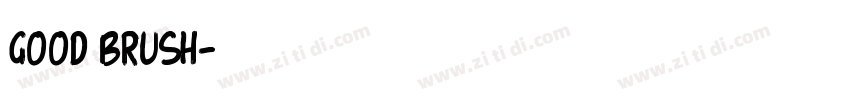 Good Brush字体转换